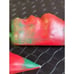 Red Chili Pepper Anthropomorphic Faces Signed By Artist R. Vandamme 1996 Set