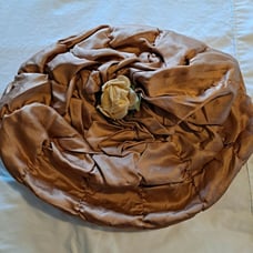 ANTIQUE Vintage PAJAMA BAG Boudoir Lingerie Laundry elastic Pouch Holder case