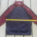 NWT Tory Burch Sport Color-Block Zip Track Jacket Size S Tory Navy/Dark Burgundy