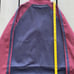 NWT Tory Burch Sport Color-Block Zip Track Jacket Size S Tory Navy/Dark Burgundy