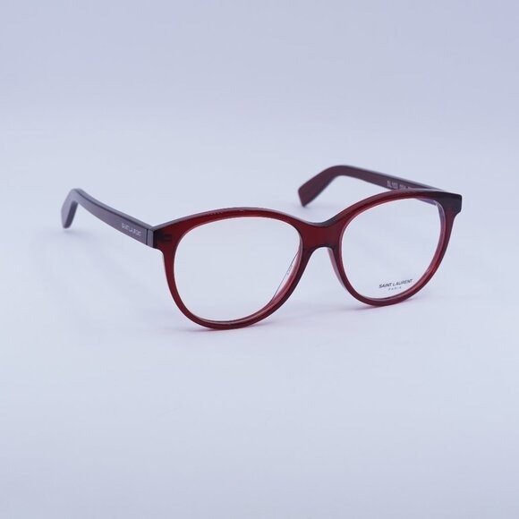 New Saint Laurent SL163 004 Eyeglasses - Burgundy Frame 53mm