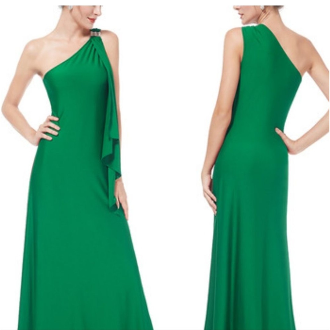 NWT Ever Pretty Green Maxi Formal Dress Size 10