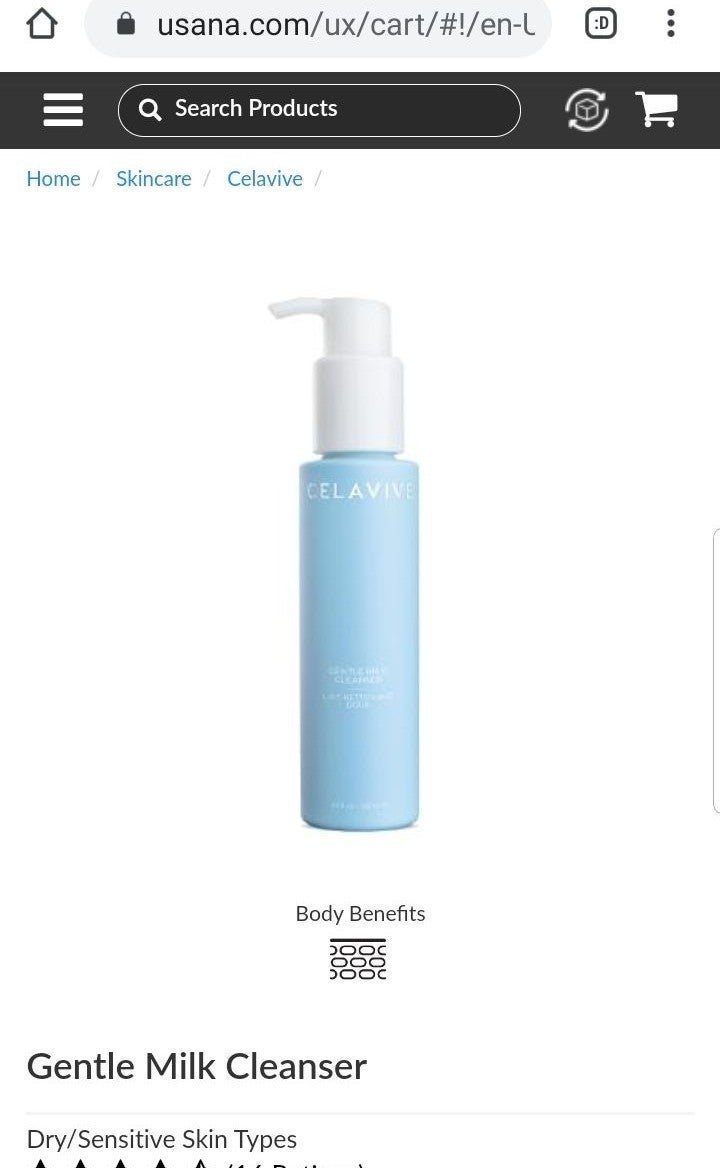 Celavive Natural milk cleanser