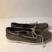 Sperry gray leather boat shoes topsiders nautical casual STS 10608 men size 8.5m