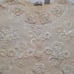 Vintage ARRIVISTE Floral Embroidered Beaded Sweater Womens Sz L Ivory Crochet
