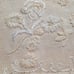 Vintage ARRIVISTE Floral Embroidered Beaded Sweater Womens Sz L Ivory Crochet