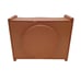 Wooden Turning Mail Accessories Holder Heart Cutout Swivel Desk Organizer