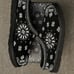 Bravest Studios Black Paisley Slippers Size 13 Men’s