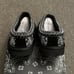 Bravest Studios Black Paisley Slippers Size 13 Men’s