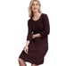 Eilleen Fisher Washable Wool Dress Black Scoop Neck Knitted Small Minimalist S