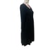 Eilleen Fisher Washable Wool Dress Black Scoop Neck Knitted Small Minimalist S