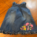 Vtg Disney Winnie the Pooh 24 months girls denim jean dress piglet