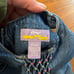 Vtg Disney Winnie the Pooh 24 months girls denim jean dress piglet