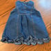 Vtg Disney Winnie the Pooh 24 months girls denim jean dress piglet