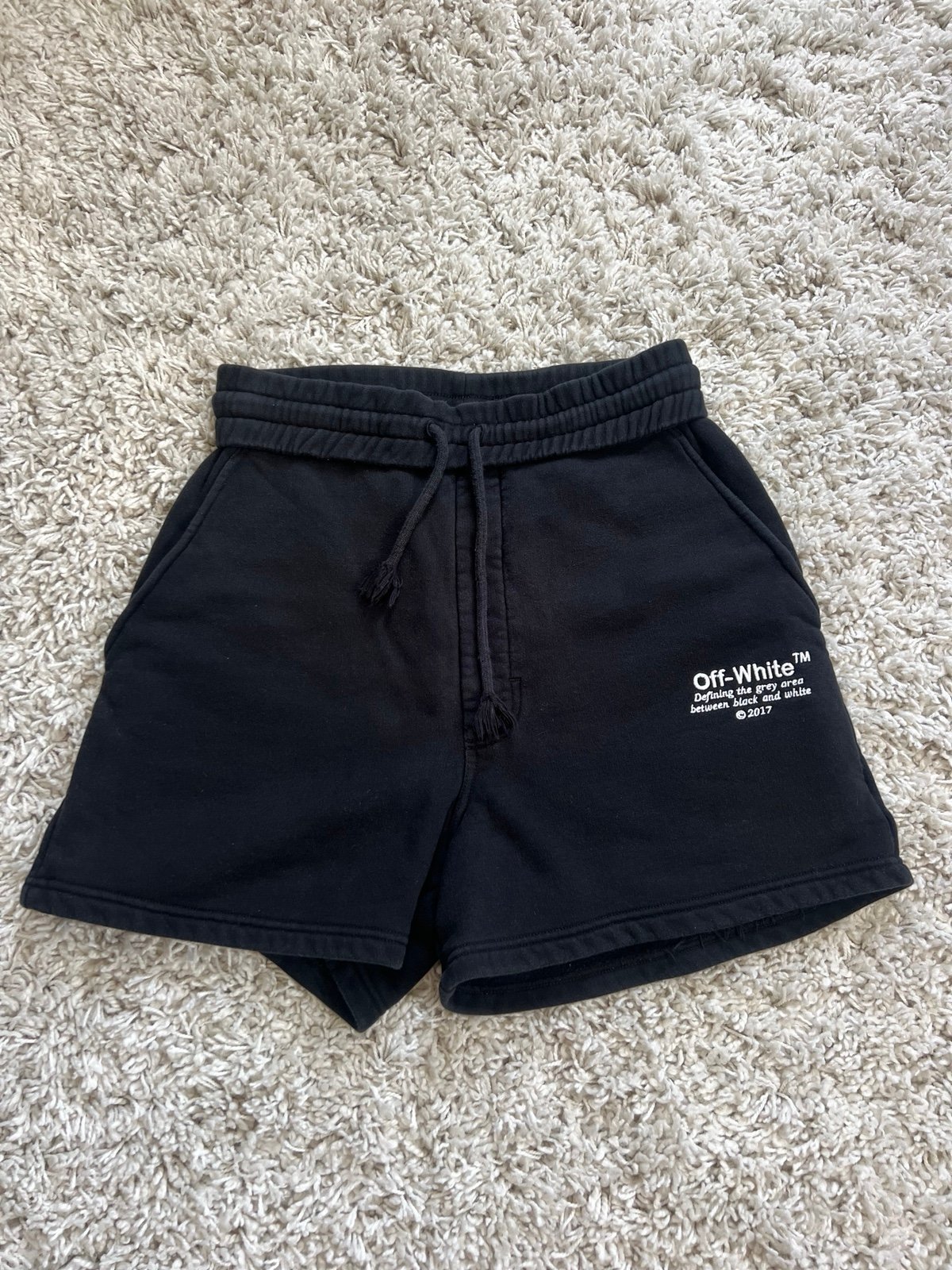 Off-White Cotton Shorts
