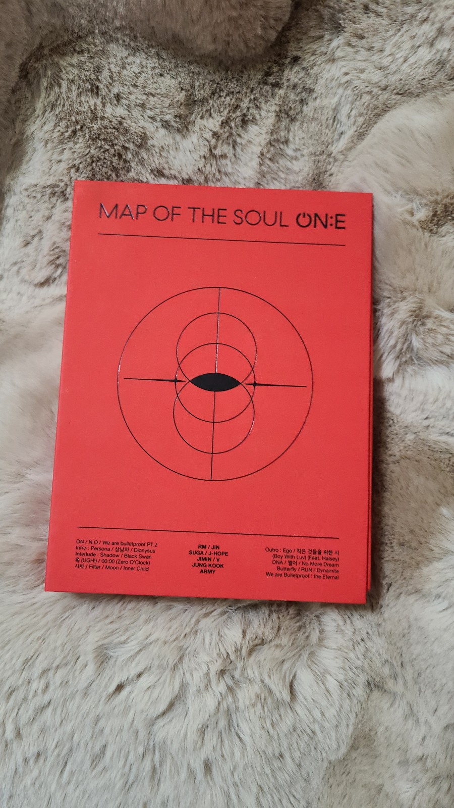 BTS MAP OF THE SOUL ON:E ONE DVD