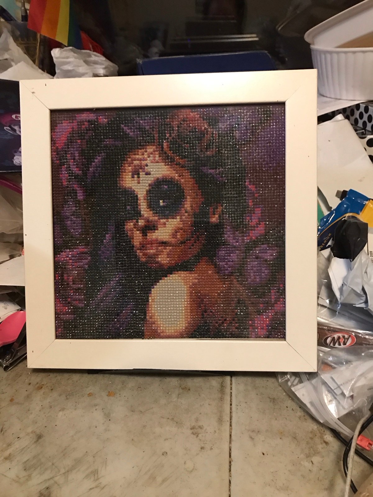 Sugar skull wall Art