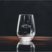 Trout Stemless Wine Glasses x4 Premium 15 Oz Personalize Gift Fish Outdoor NEW