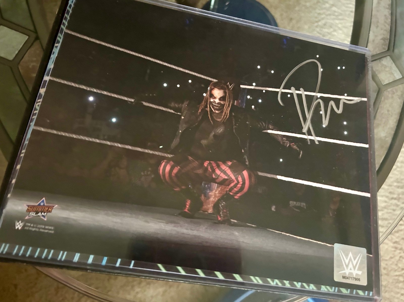 WWE Bray Wyatt Autograph 8x10 from Gym Collectors Box