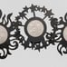 Three Retired Celestial Candle Holders Sun Moon Stars Sconces Whimsigoth Witchy