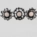 Three Retired Celestial Candle Holders Sun Moon Stars Sconces Whimsigoth Witchy