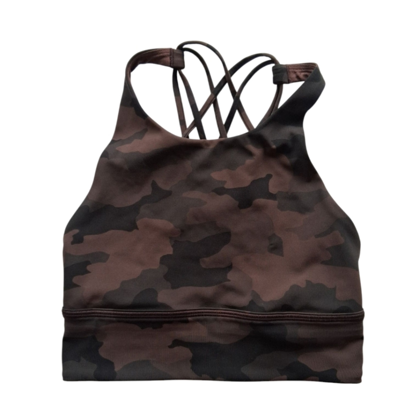 Lululemon Free To Be Serene Camo Brown Size 4
