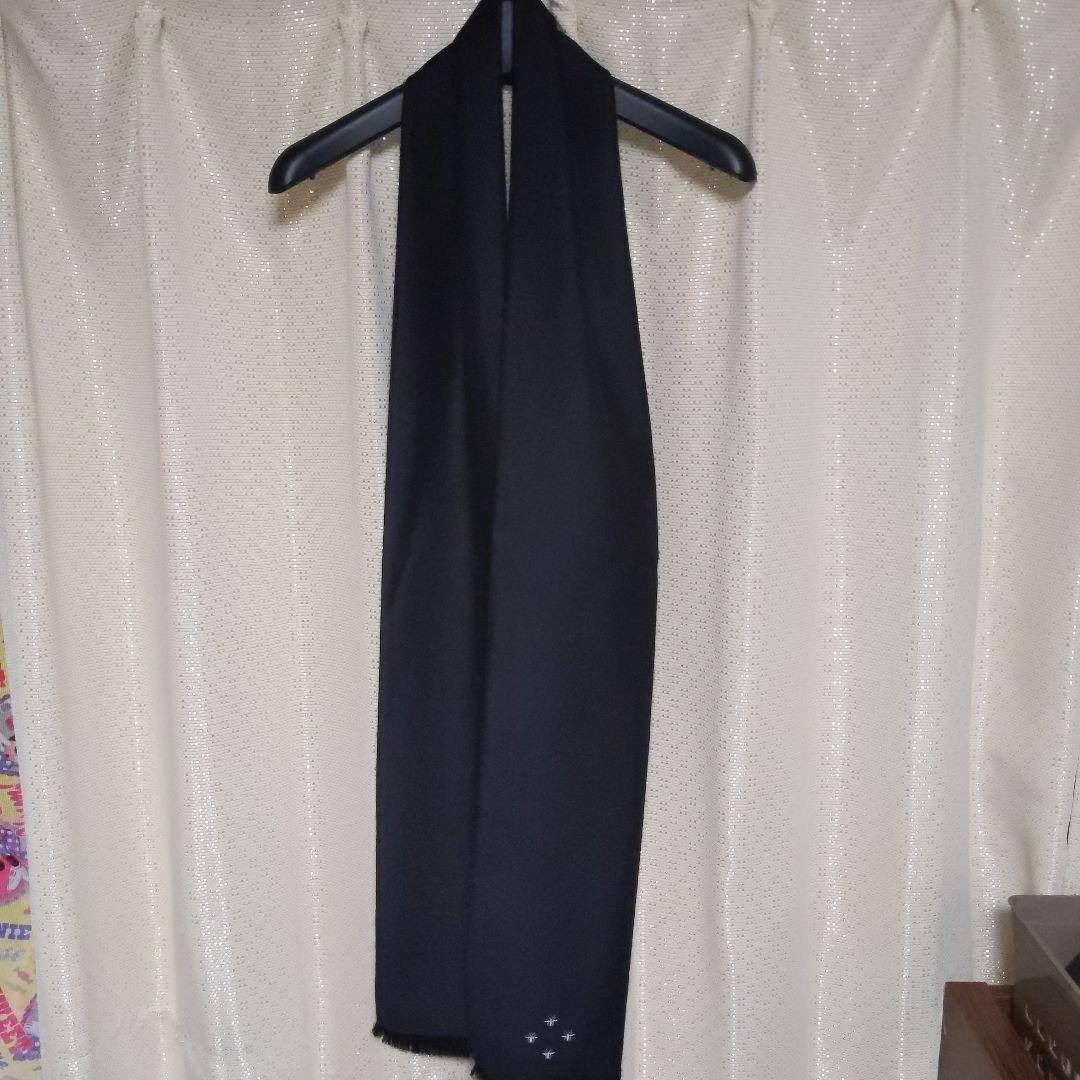Dior HOMME Scarf (Black) with Bee Embroidery