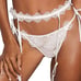 Victoria’s Secret Dream Angels Petals Thong Panty Sequin V-String White XS