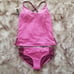 NIKE Geo Onyx Women's 2-Piece Swimsuit Pink Size M NEW 136