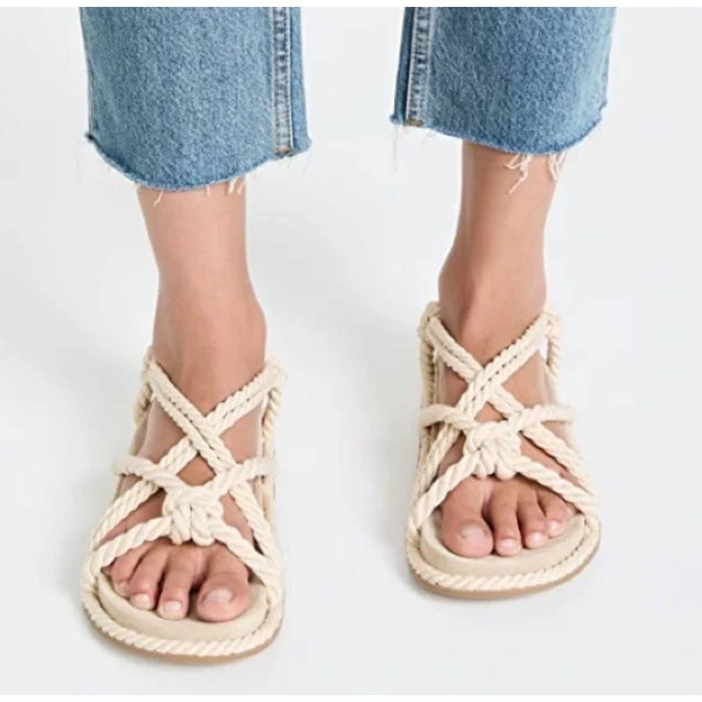 Ulla Johnson Suri Twisted Rope Sandals Size 35