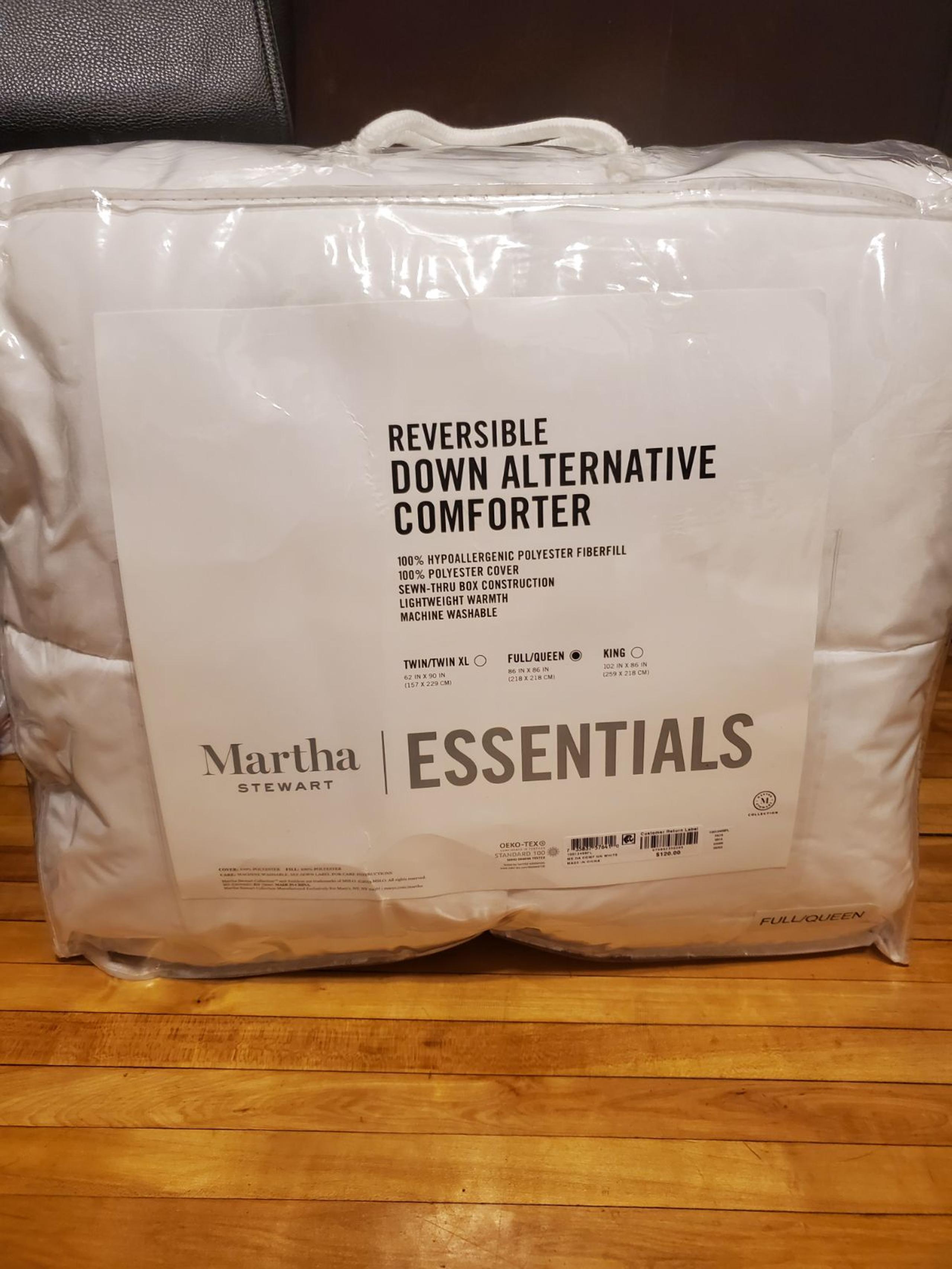 marthastewart down alternative comforter
