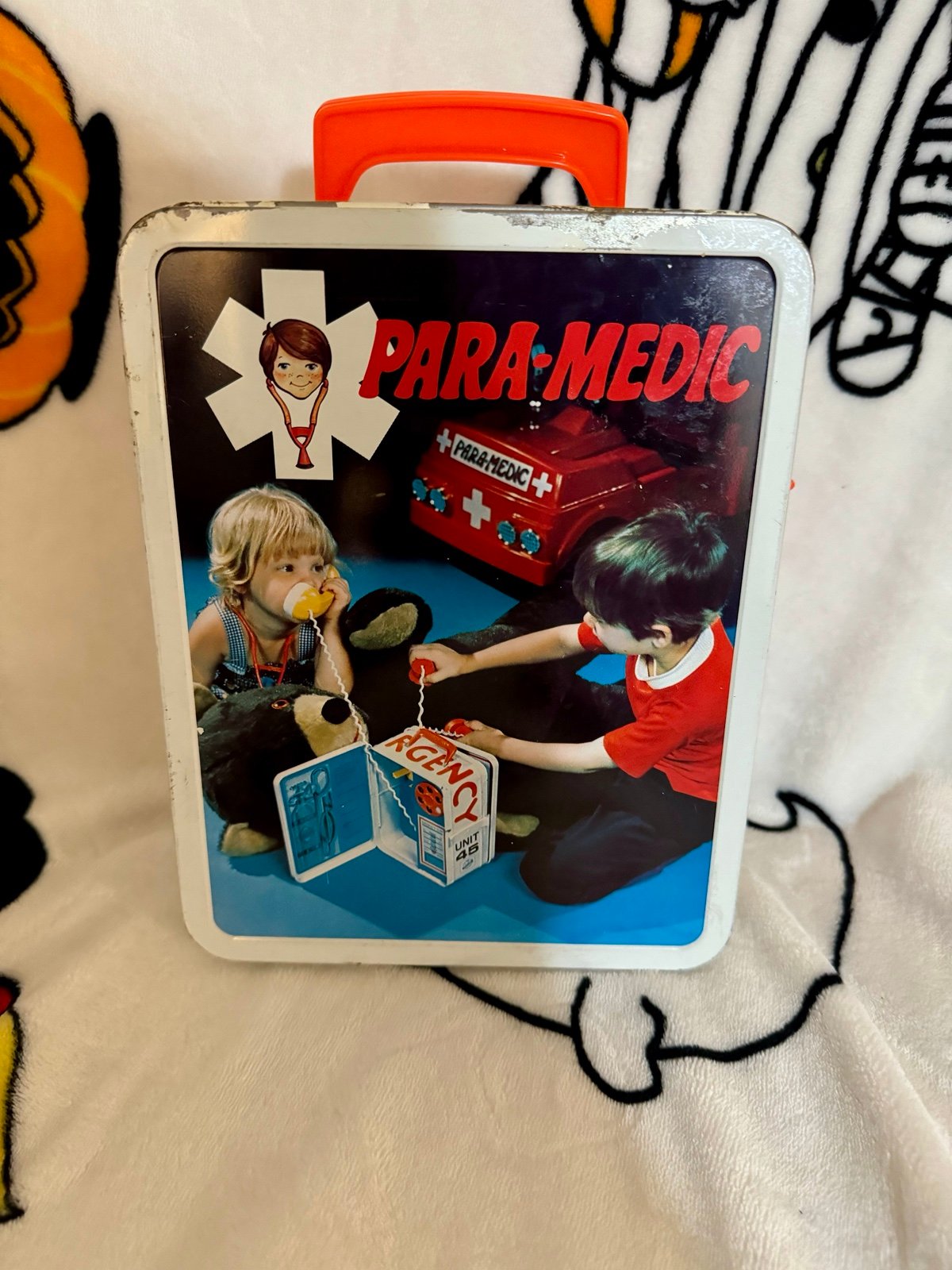 Vintage metal paramedic kit