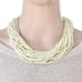 Vintage Catherine Noll or Gerda Lynggaard Monies Glass Seed Bead Necklace