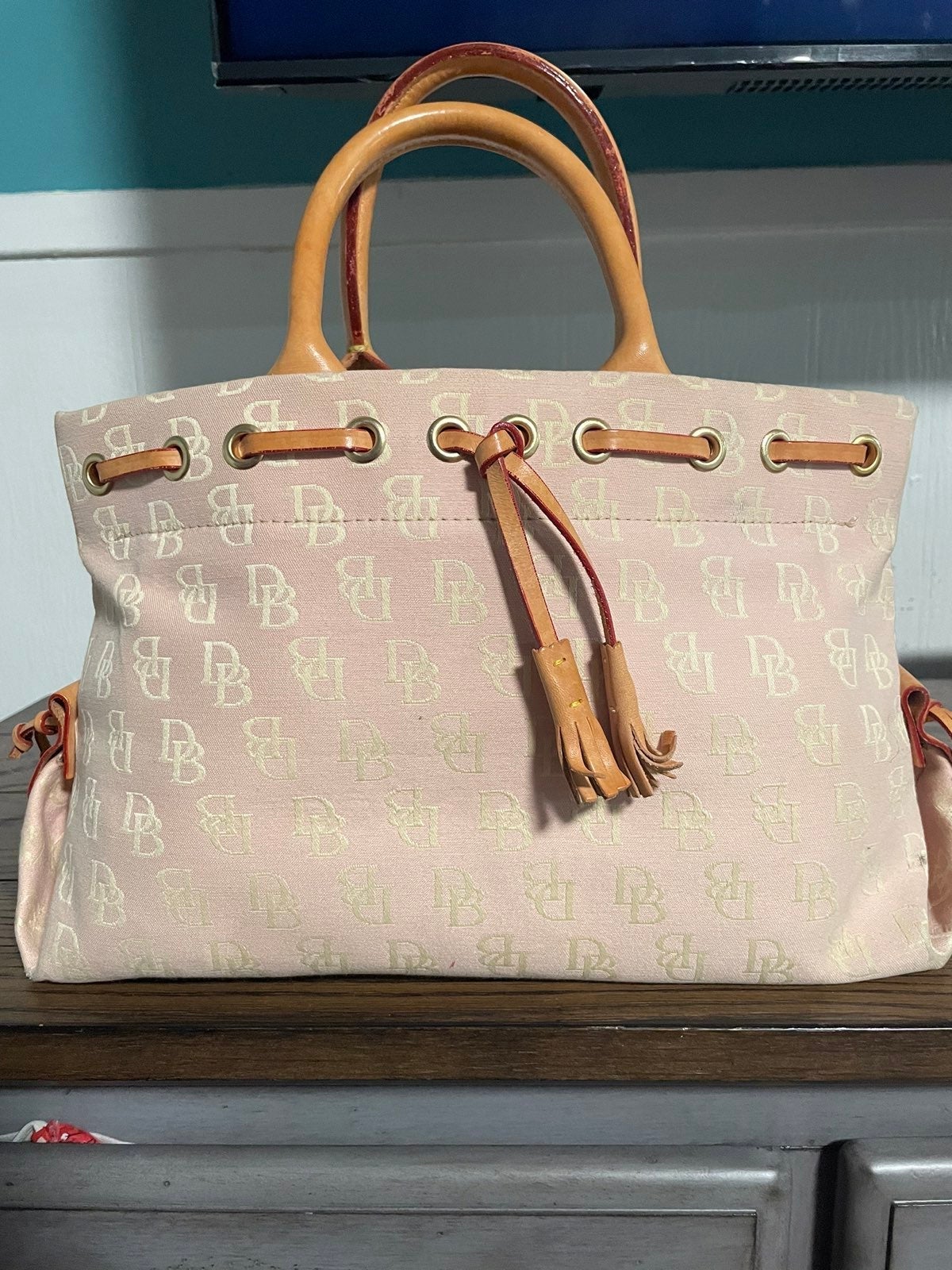 Dooney and Bourke signature satchel