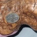 Vintage John Perry Whale Mom & Calf On Burl Wood Sculpture Figurine