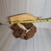 Vintage John Perry Whale Mom & Calf On Burl Wood Sculpture Figurine