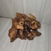 Vintage John Perry Whale Mom & Calf On Burl Wood Sculpture Figurine