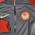 Nike Jacket Womens Large Team USA Olympic Dynamic Reveal Tech Knit Zip Red Blue