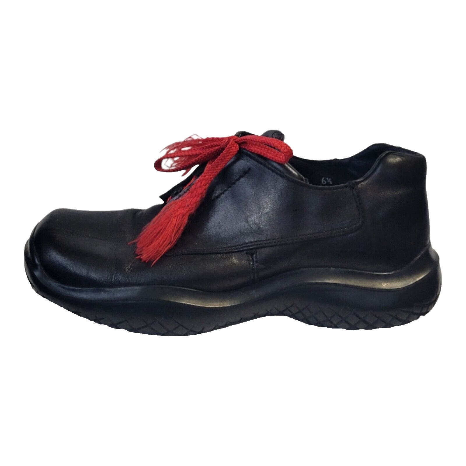 Prada Vintage Sport Vibram Leather Laced Trainers Men Shoes Size EU 40 / US 7.5