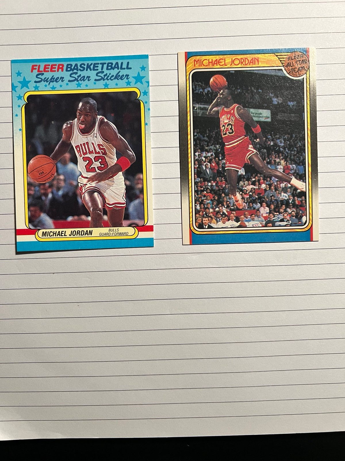 1988 fleer michael Jordan