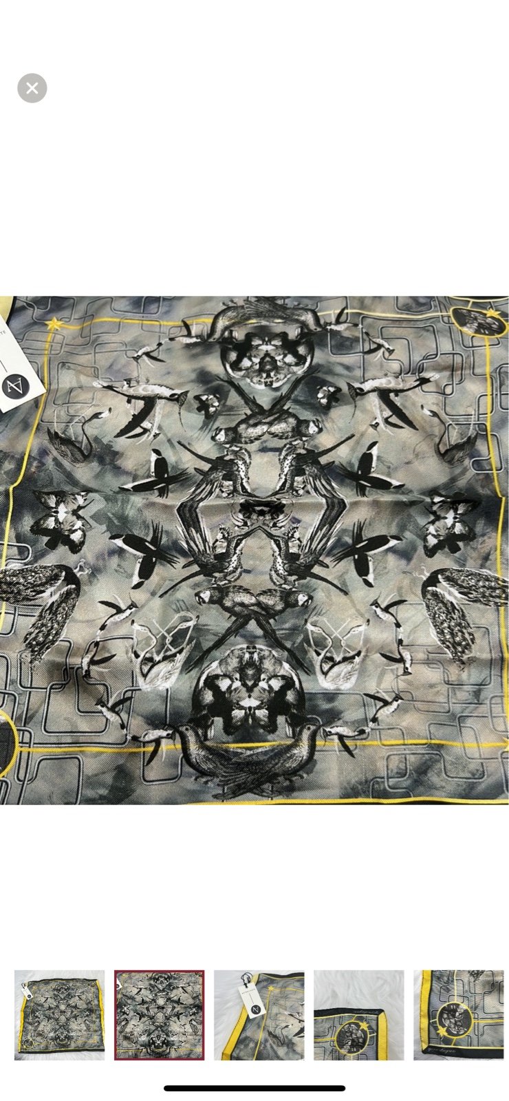 antagoniste Silk handkerchief Made In France