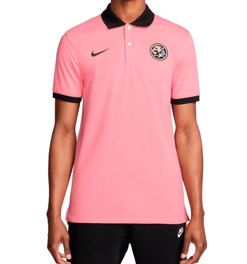 Nike [L] Aguilas Club América 2025 Pink Polo Shirt FQ3048-611