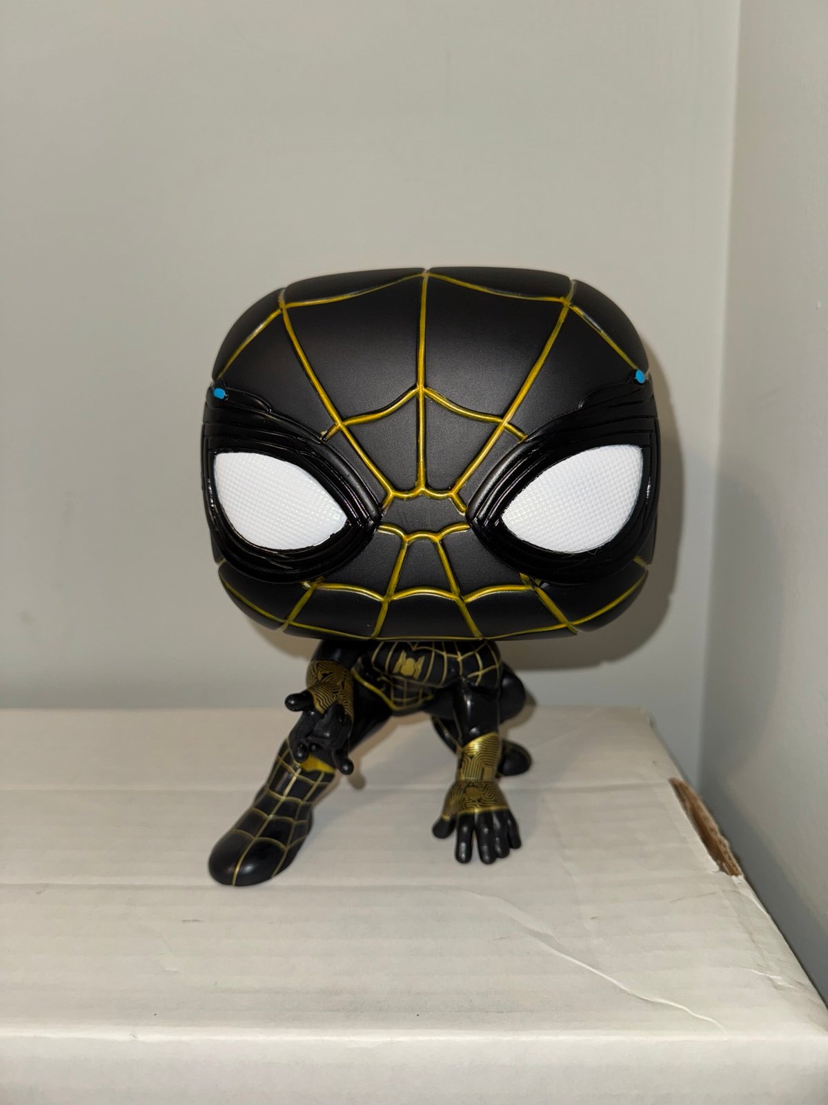 Jumbo Funko Pop! Spider Man Black and Gold Suit