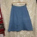 Vintage Foxmoor Women’s A-Line denim skirt XS light blue