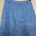 Vintage Foxmoor Women’s A-Line denim skirt XS light blue