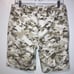 Ecru Cotton Twill 9” Camo Shorts Women’s 6 Camp Print