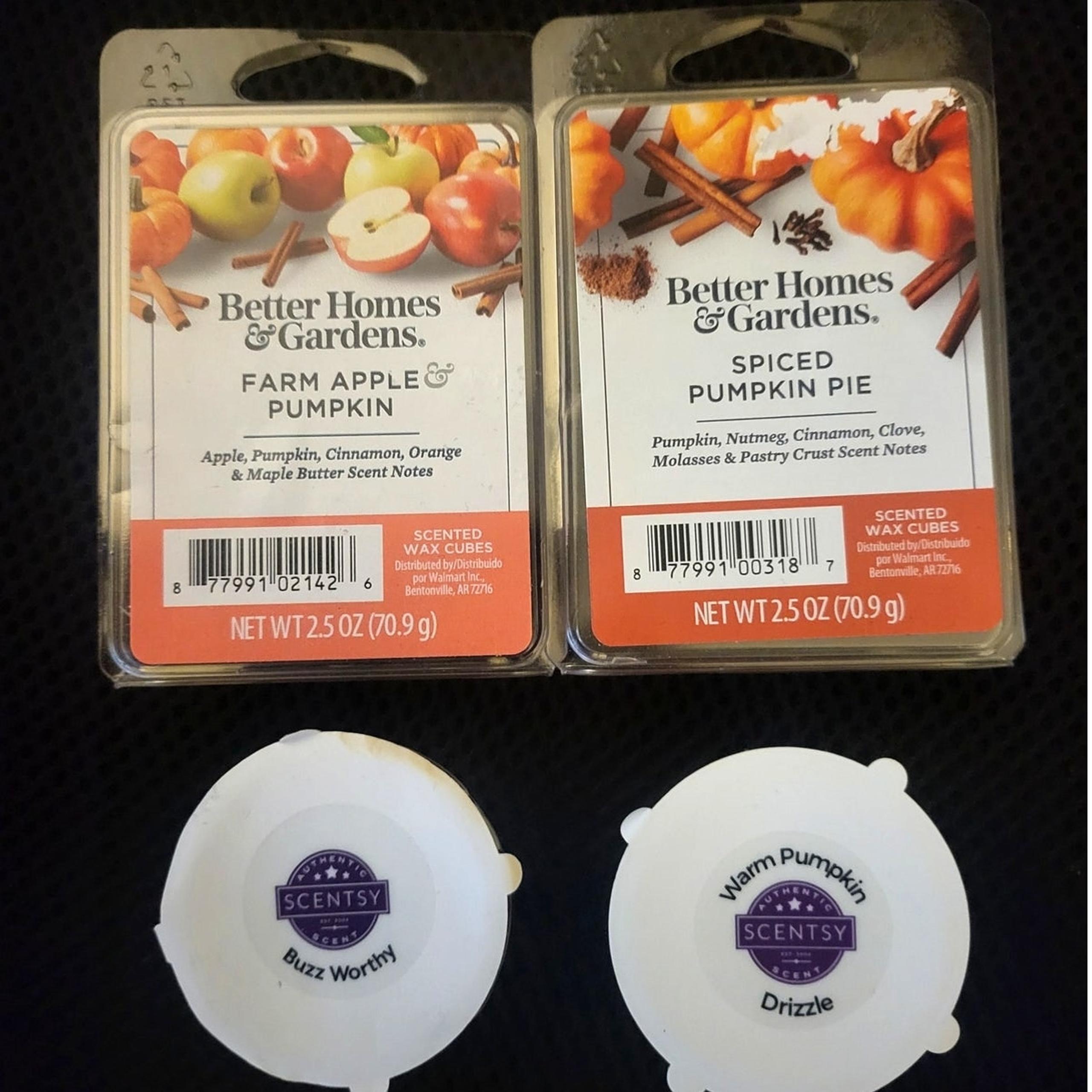 Better Homes & Gardens Farm Apple Pumpkin & Spiced Pumpkin Pie Wax Bars