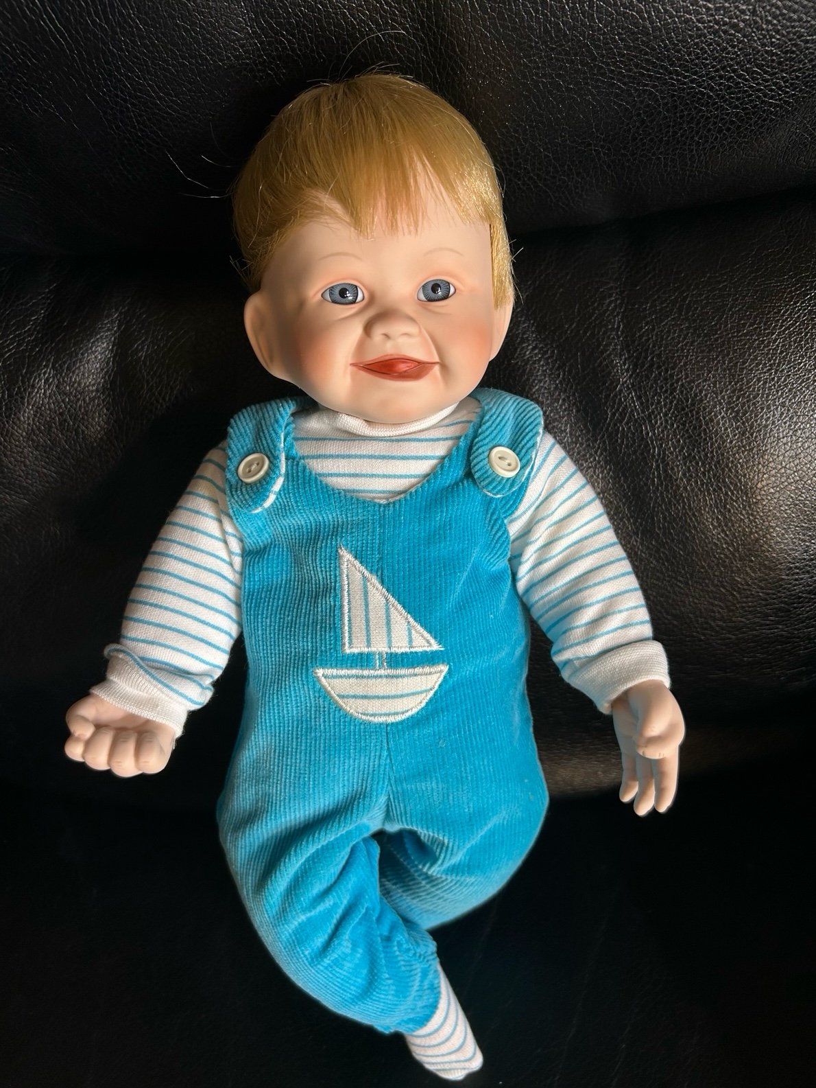 Vintage Edwin M. Knowles “Christopher’s First Smile” Collectible Doll