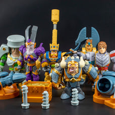 Kingdom Builders Lot KING HEX Crow De Bar SIR HAMMER Sir Wrench WRECKIN BALL etc