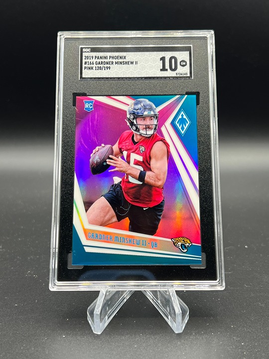 2019 Phoenix Gardner Minshew II Rookie Card Pink #/199 SGC 10 GEM MINT+
